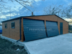 Plechová garáž PREMIUM 8m x 6m ID 4