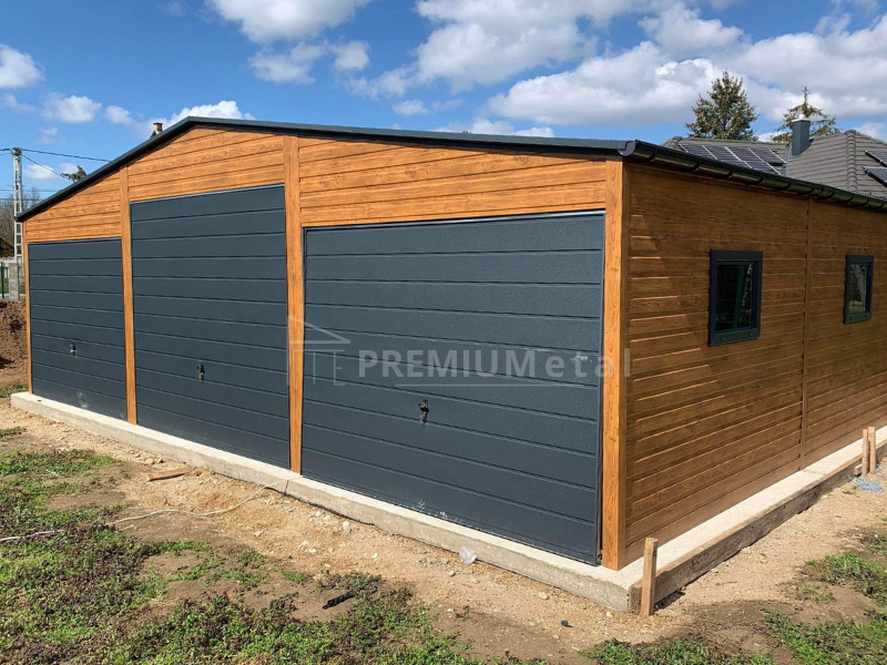 15 Plechová garáž PREMIUM 9m x 6m ID 5 - Obrázek 1