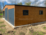 Plechová garáž PREMIUM 9m x 6m ID 5 - Obrázek 2