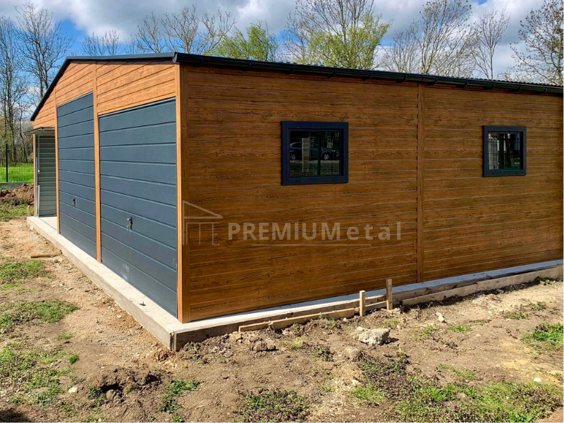 16 Plechová garáž PREMIUM 9m x 6m ID 5 - Obrázek 2