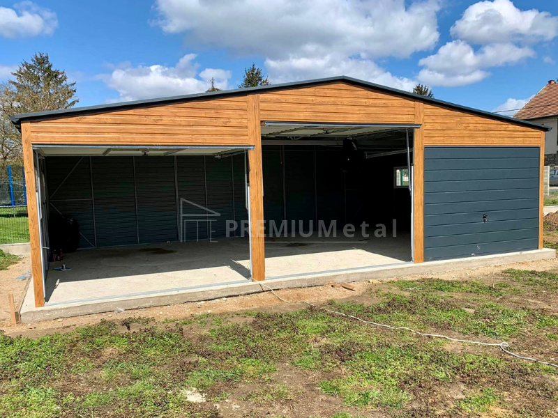 17 Plechová garáž PREMIUM 9m x 6m ID 5 - Obrázek 3