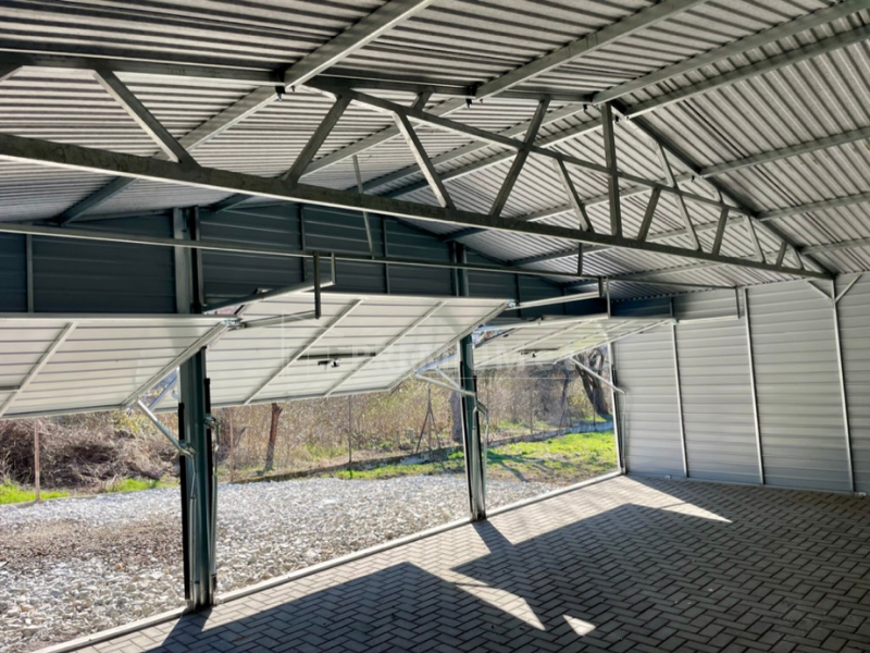 19 Plechová garáž PREMIUM 9m x 6m ID 5 - Obrázek 5