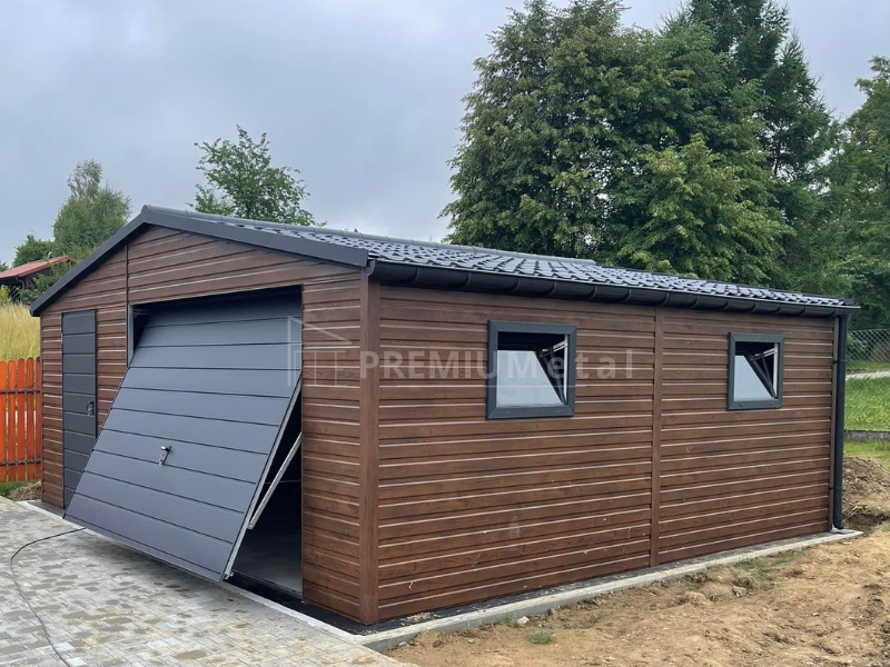 26i Plechová garáž PREMIUM 5m x 6m ID 8 - Obrázek 1
