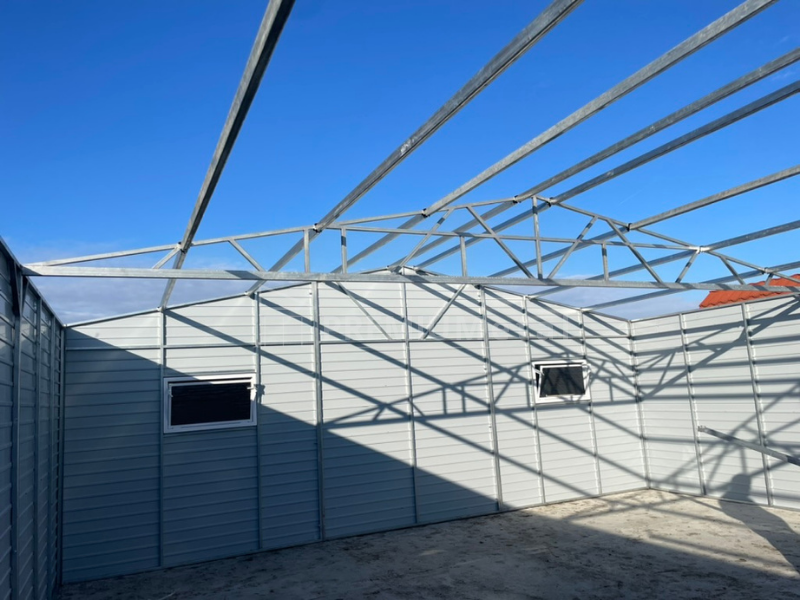 78 Plechová garáž PREMIUM 4m x 8m ID 22 - Obrázek 6